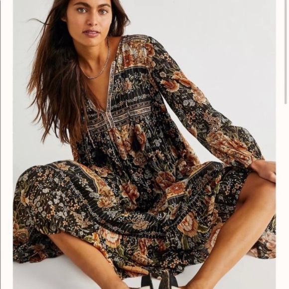 spell mystic boho dress Spell Mystic Gown Nightfall 202111A11